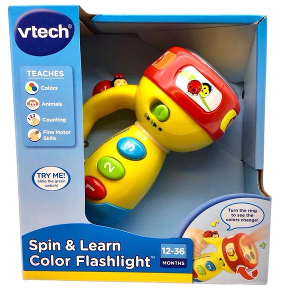 Vtech Spin & Learn Color Flashlight - Picture 4 of 9